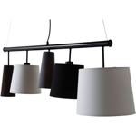 Lustre Parecchi Noir 140 - Kare Design
