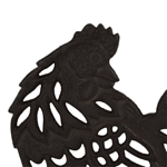 Dessous de plat Campagne Poule - Comptoir de Famille