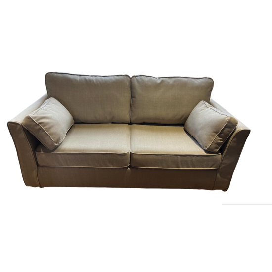 Canapé Modele E 3 Places dossier fibre creuse- Tissu Bjorn Beige