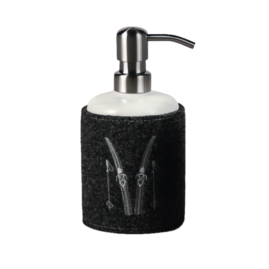Distributeur savon feutre de laine naturelle Ski - Catia Luca