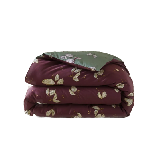 Housse de couette satin Entre les Branches - Sylvie Thiriez