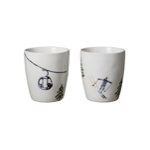 Set de 2 tasses expresso Slalom - Chehoma