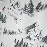 Pan de rideau Montets Anthracite - 140x240