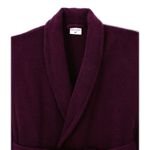 Peignoir mixte éponge unie Prune - Sylvie Thiriez