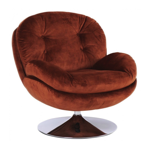 Fauteuil Memento - Fox / Pied Chrome