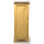Chiffonnier quatre tiroirs huilé coeur 