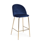 Tabouret bar Carry velours