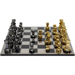 Jeu d'échecs 60x60 noir et doré