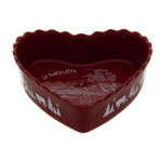 Plat  four coeur La tartiflette festonn Rouge - 29 cm