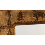 Miroir en bois Brulé - Poya