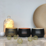 Bougie végétale parfumée 260g  - Or