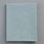 Drap plat percale unie Bleu Givre - Sylvie Thiriez