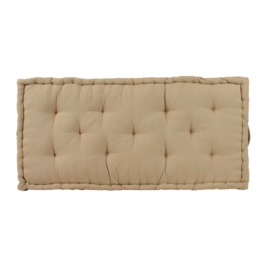 Matelas capitonné Chambray - Beige - Comptoir de Famille
