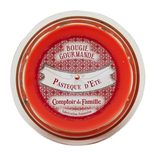 Bougie gourmande Pastèque D'été - Comptoir de Famille