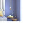 Cordon electrique 4,5m - Lin blanc douille blanche 