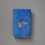Drap de bain brod Petite Pche - 60x120 - Sylvie Thiriez