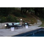 Fauteuil Bellevie coussin Blanc Grisé - Fermob 