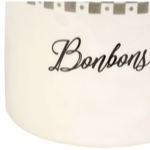 Pot Blandine gris avec couvercle 14x18 cm - Comptoir de Famille