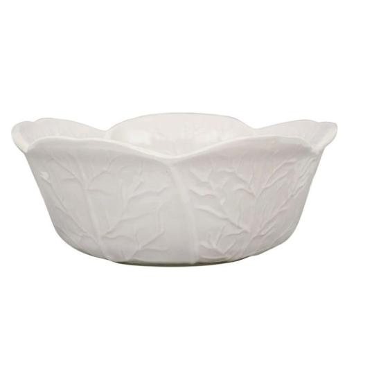 Saladier Chou blanc en grès - Côté Table