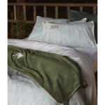 Plaid polaire brodé Spitzberg - Sylvie Thiriez