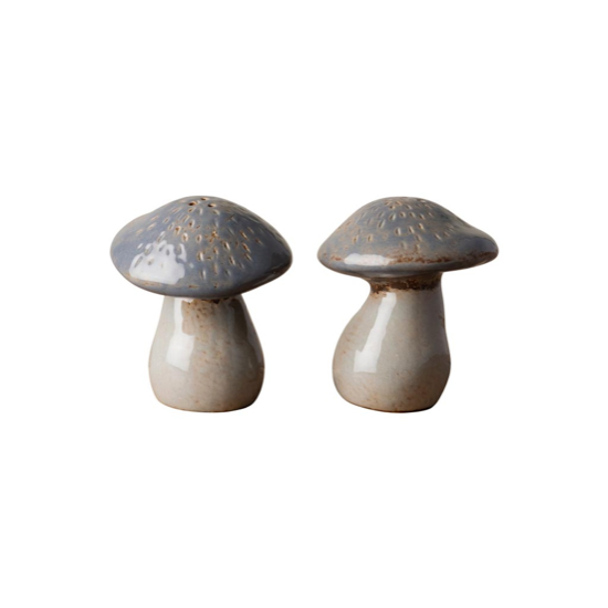 Set salière et poivrière Champignons gris - Chehoma