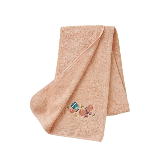 Drap de bain brodé Apolline - Sylvie Thiriez