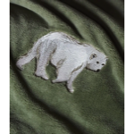 Plaid polaire brodé Spitzberg - Sylvie Thiriez