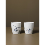 Set de 2 tasses expresso Slalom - Chehoma