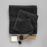 ponge unie Manhattan - Serviette invite 30x50 - Sylvie Thiriez