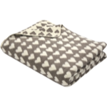 Savona Plaid velours Coeurs Somke - 150x200