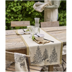 Chemin de table 50x150 Trésor des Forêts  - Sylvie Thiriez