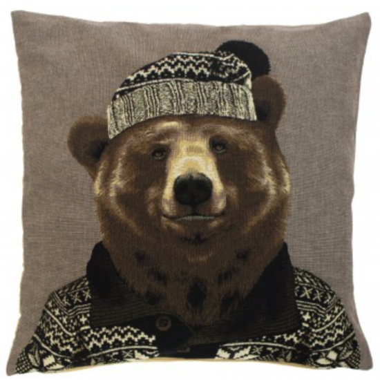 Coussin Nordic Ours 45x45cm