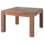 Table carre en chne huil LODGE - LODTAC120 - Casita