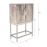 Cabinet Saroo 2DO - Dutchbone