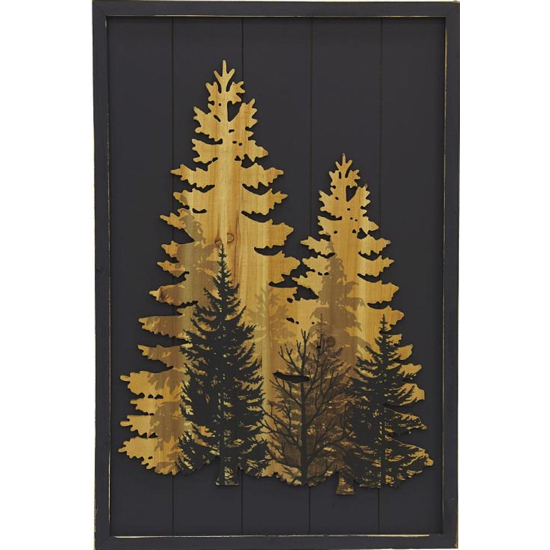 Cadre bois gris - Sapins