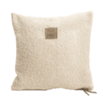 Coussin bouclettes cru 45x45 cm - Maison Yak