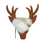 Trophe sudine Cerf Camel 70 x 60 cm - Maison Yak