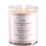 Bougie vgtale parfume 180g - Pche de vigne