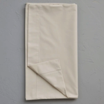 Taie de traversin percale unie Beige Pashmina - 43x185 - Sylvie Thiriez