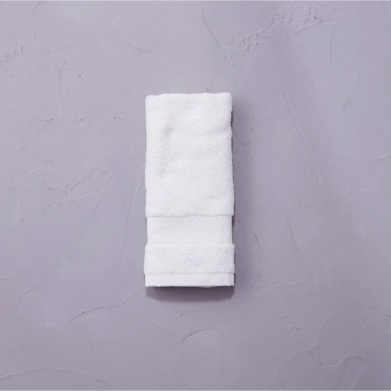 Éponge unie Crème - Serviette invité 30x50 - Sylvie Thiriez