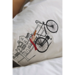 Drap plat brodé Amsterdam - Sylvie Thiriez