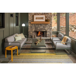 Canapé 3 Places Bellevie coussin Blanc Grisé - Fermob 