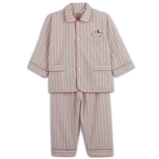 Pyjama enfant Dimanche rose - Sylvie Thiriez