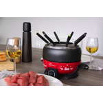 Service à fondue 8P - Happy Meuuuh Rouge