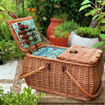 Panier Pique-nique osier 2P - Giverny