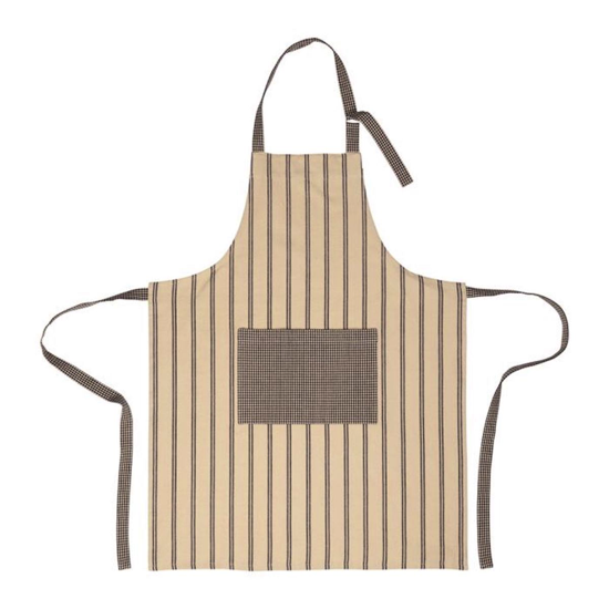 Tablier Campagne Noir - Comptoir de Famille