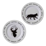 6 assiettes à dessert Montana 2 motifs assortis - Angel des Montagnes