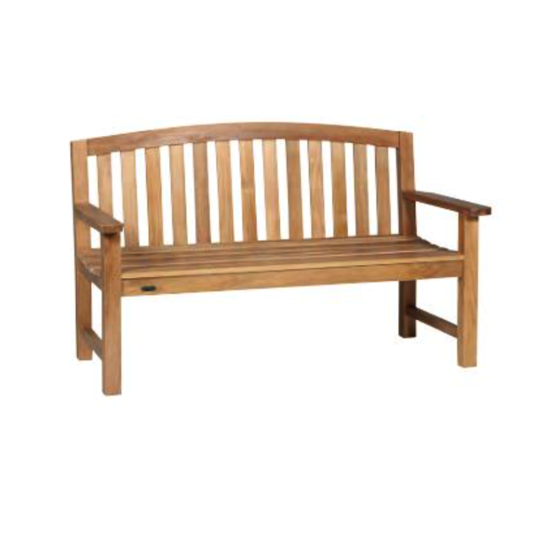 Banc arrondi 3 places en teck VISAYA L160