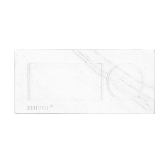 Tray marble white 