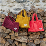 Tote bag polaire Aubergine - Sylvie Thiriez
